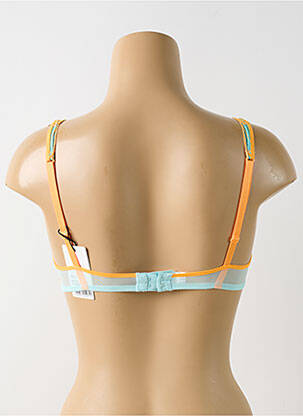Soutien-gorge effet matière satinée haut soutien-gorge moulé bleu MARIE JO femme