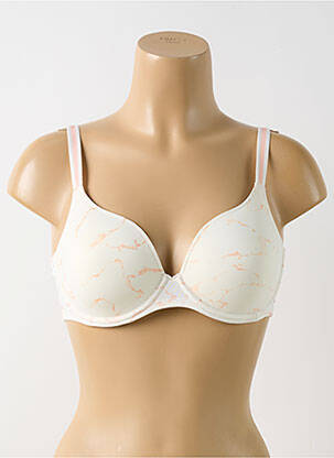 Soutien-gorge effet matière satinée haut soutien-gorge emboitant blanc MARIE JO femme