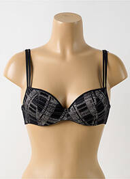 Soutien-gorge effet matière satinée haut soutien-gorge emboitant noir MARIE JO femme