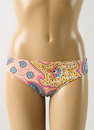 Bas de maillot de bain imprimé fantaisie culotte rose EMPREINTE femme