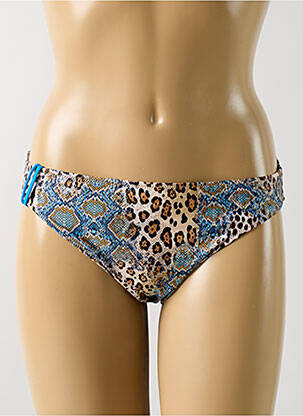Bas de maillot de bain tissage satiné culotte bleu MARIE JO femme