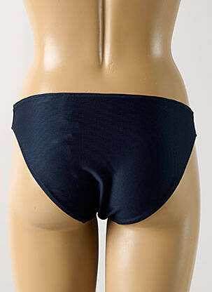 Bas de maillot de bain effet matière satinée culotte bleu MARIE JO femme