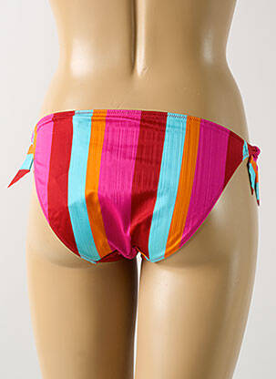 Bas de maillot de bain tissage satiné bikini rose MARIE JO femme