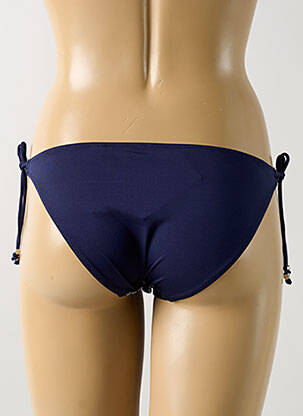 Bas de maillot de bain tissage satiné bikini bleu MARIE JO femme