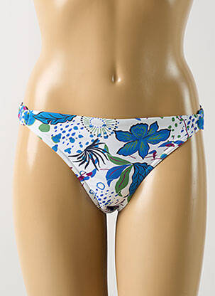 Bas de maillot de bain imprimé fantaisie culotte bleu SIMONE PERELE femme