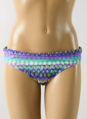Bas de maillot de bain tissage satiné culotte violet PRIMADONNA femme