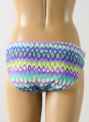 Bas de maillot de bain tissage satiné culotte violet PRIMADONNA femme