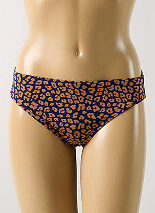 Bas de maillot de bain tissage satiné culotte bleu PRIMA DONNA femme