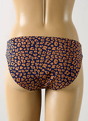 Bas de maillot de bain tissage satiné culotte bleu PRIMADONNA femme