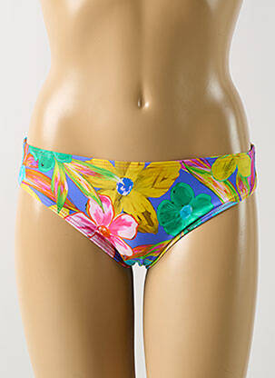 Bas de maillot de bain imprimé fleurs culotte violet PRIMA DONNA femme