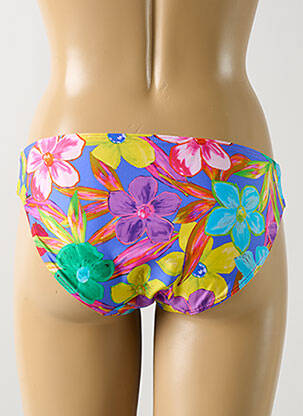 Bas de maillot de bain imprimé fleurs culotte violet PRIMADONNA femme
