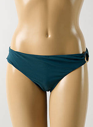 Bas de maillot de bain tissage satiné culotte vert AUBADE femme