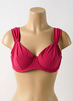 Haut de maillot de bain stretch haut soutien-gorge balconnet rose SIMONE PERELE femme