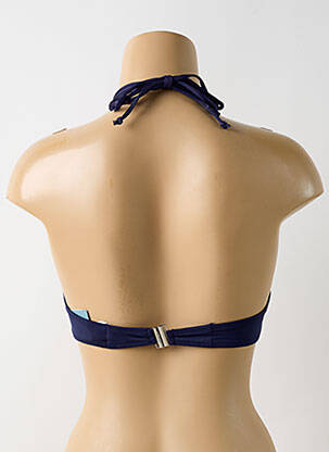 Haut de maillot de bain stretch haut triangles bleu MARIE JO femme