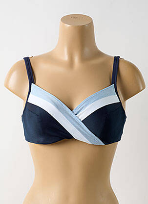 Haut de maillot de bain stretch haut soutien-gorge emboitant bleu MARIE JO femme