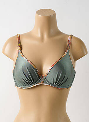 Haut de maillot de bain stretch haut soutien-gorge emboitant vert MARIE JO femme