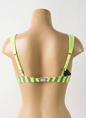 Haut de maillot de bain stretch haut soutien-gorge balconnet jaune ANDRES SARDA femme