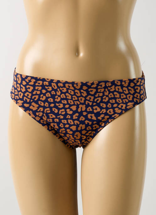 Bas de maillot de bain tissage satiné culotte bleu PRIMA DONNA femme