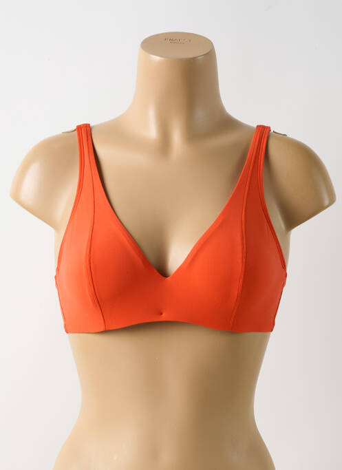 Haut de maillot de bain orange EMPREINTE pour femme