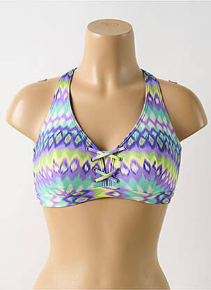 Haut de maillot de bain stretch haut soutien-gorge emboitant violet PRIMA DONNA femme
