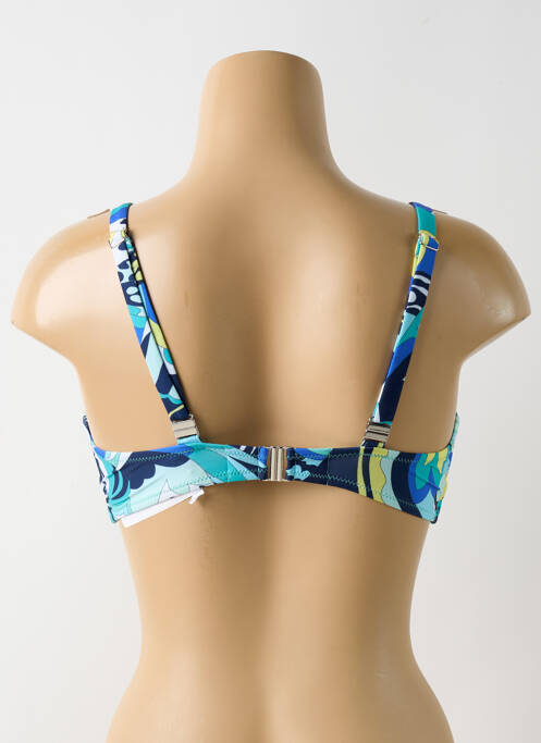 Haut de maillot de bain bleu ANTIGEL femme