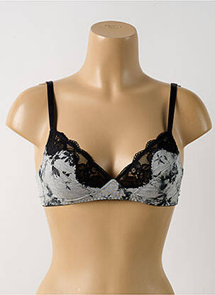 Soutien-gorge sans armature haut soutien-gorge emboitant gris ANTIGEL femme