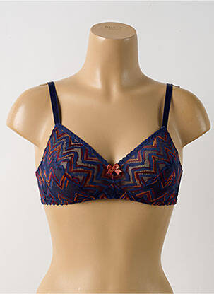 Soutien-gorge sans armature haut soutien-gorge emboitant bleu ANTIGEL femme