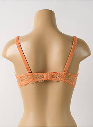 Soutien-gorge tissage dentelle haut soutien-gorge emboitant orange SIMONE PERELE femme
