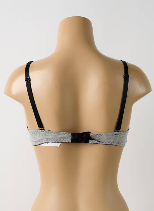 Soutien-gorge sans armature haut soutien-gorge emboitant gris ANTIGEL femme