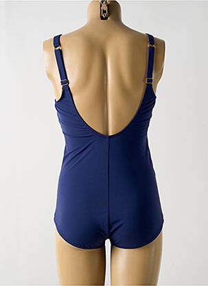 Maillot de bain 1 pièce imprimé fantaisie haut soutien-gorge moulé bleu TRIUMPH femme