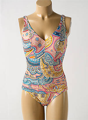 Maillot de bain 1 pièce haut soutien-gorge emboitant haut soutien-gorge emboitant rose EMPREINTE femme