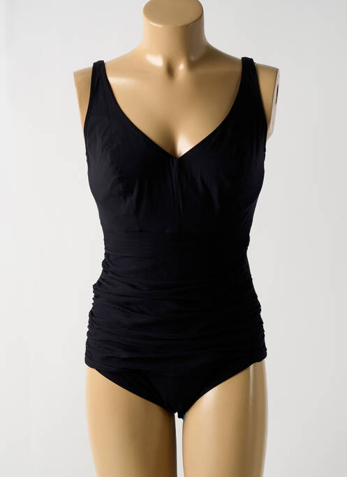 Maillot de bain 1 pièce haut soutien-gorge emboitant haut soutien-gorge emboitant noir EMPREINTE femme