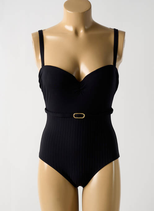 Maillot de bain 1 pièce noir EMPREINTE pour femme