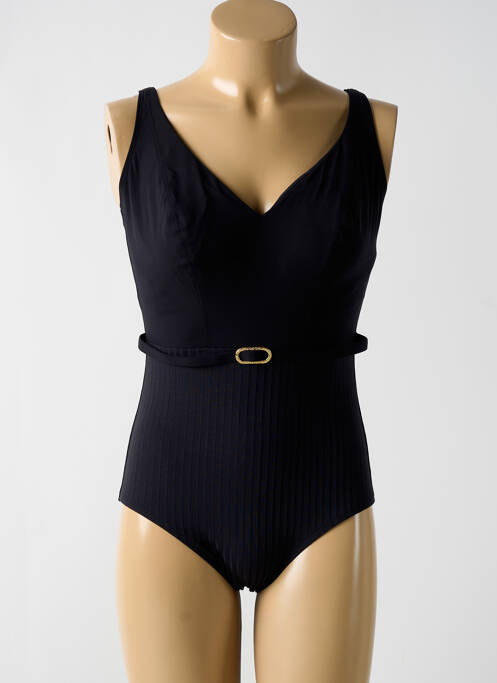 Maillot de bain 1 pièce noir EMPREINTE pour femme