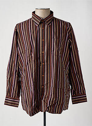 Chemise manches longues manches longues marron JUMFIL homme