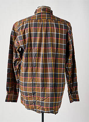 Chemise manches longues manches longues marron JUMFIL homme