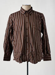 Chemise manches longues marron JUMFIL pour homme seconde vue