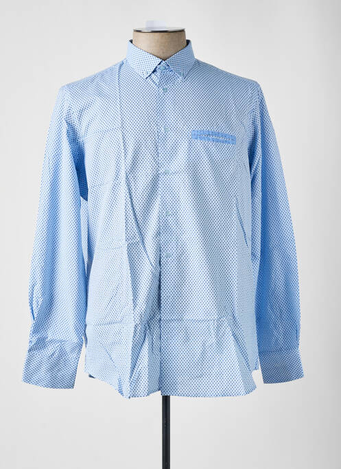 Chemise manches longues bleu JUMFIL pour homme