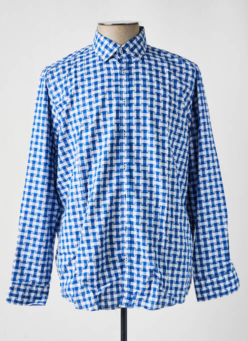 Chemise manches longues bleu VENTI pour homme