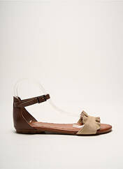 Sandales/Nu pieds marron PORRONET pour femme seconde vue