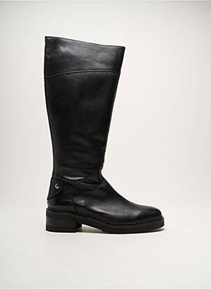 Bottes matière lisse talon de 4 à 6cm noir EMANUELE CRASTO femme