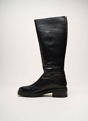 Bottes matière lisse talon de 4 à 6cm noir EMANUELE CRASTO femme