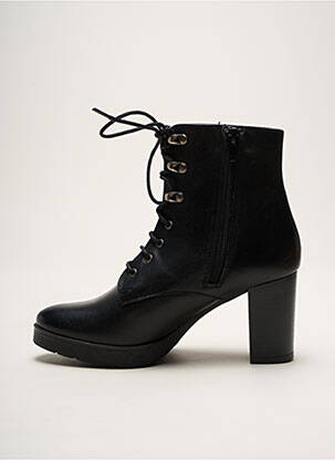 Bottines/boots matière lisse talon de 4 à 6cm noir FOLIE'S femme
