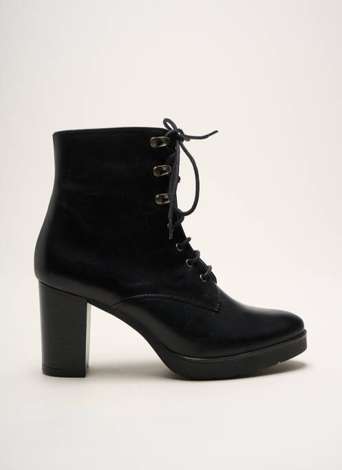 Bottines/boots matière lisse talon de 4 à 6cm noir FOLIE'S femme