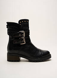 Bottines/boots matière lisse talon de 4 à 6cm noir CASTA femme