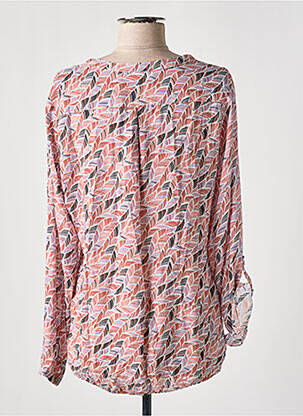 Blouse imprimé fantaisie manches longues blanc ENJOY femme