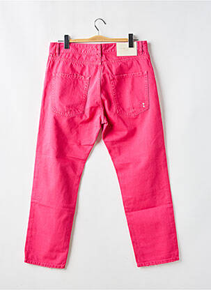 Jean coupe mom effet usé taille normale rose ICON DENIM femme