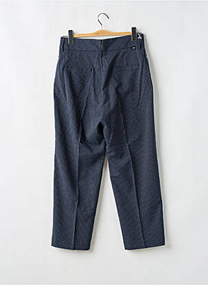 Pantalon droit coupe carotte taille normale bleu REIKO femme