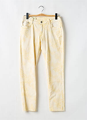 Pantalon slim stretch taille normale jaune ONADO femme