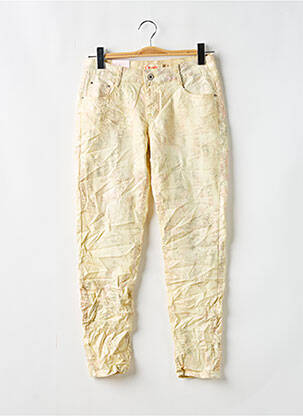 Pantalon slim taille normale taille normale jaune ONADO femme